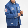 New York Yankees Denim Coach's Jacket