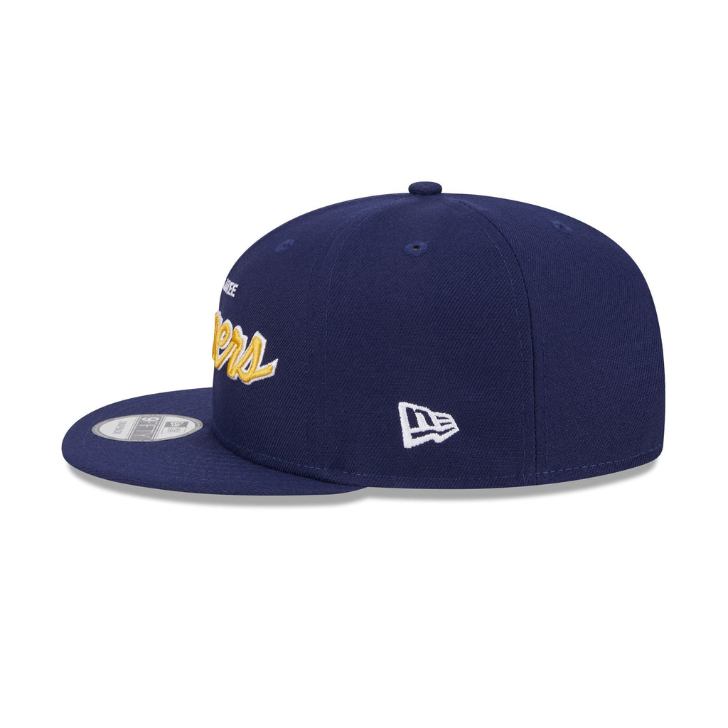 Milwaukee Brewers Wordmark 9FIFTY Snapback Hat