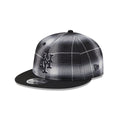 New York Mets Black and White Plaid Retro Crown 9FIFTY Snapback Hat