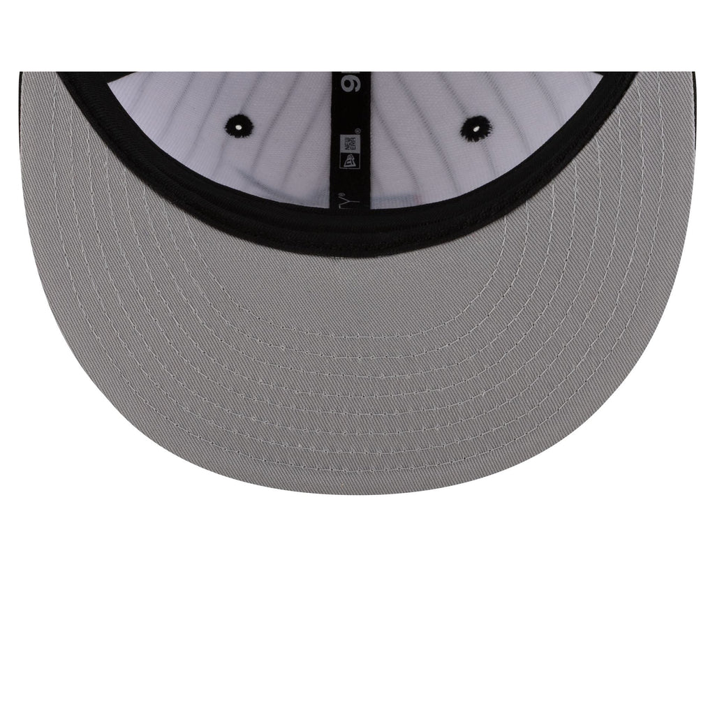 Miami Marlins Deceptor Pinstripe 9FIFTY Snapback Hat