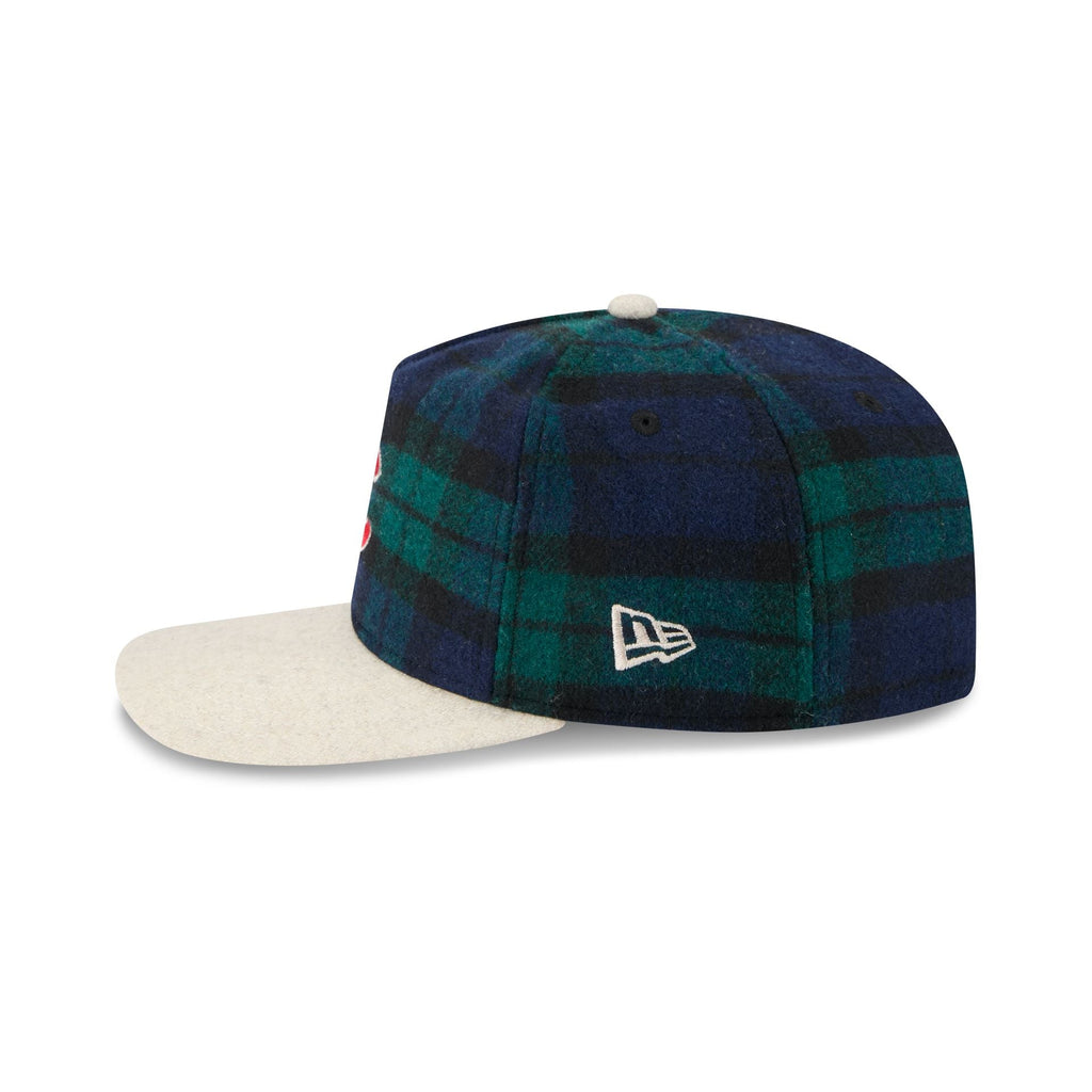 Chicago Cubs Plaid Letterman 19TWENTY Adjustable Hat