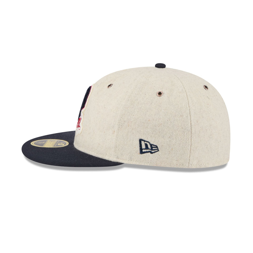 Boston Red Sox Wool Letterman Retro Crown 59FIFTY Fitted Hat