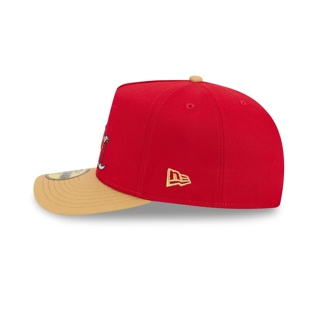 San Francisco 49ers Cartoon 59FIFTY A-Frame Fitted Hat