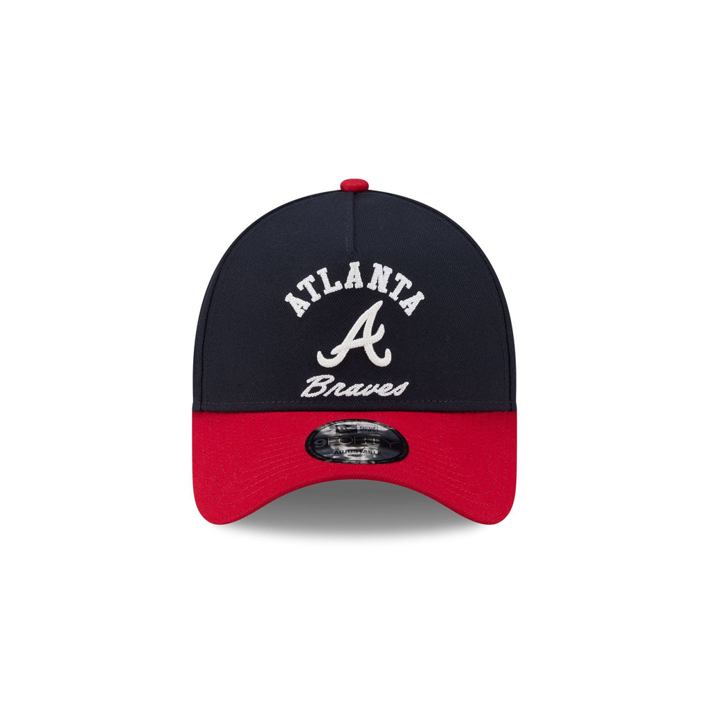 Atlanta Braves Arched 9FORTY A-Frame Snapback Hat
