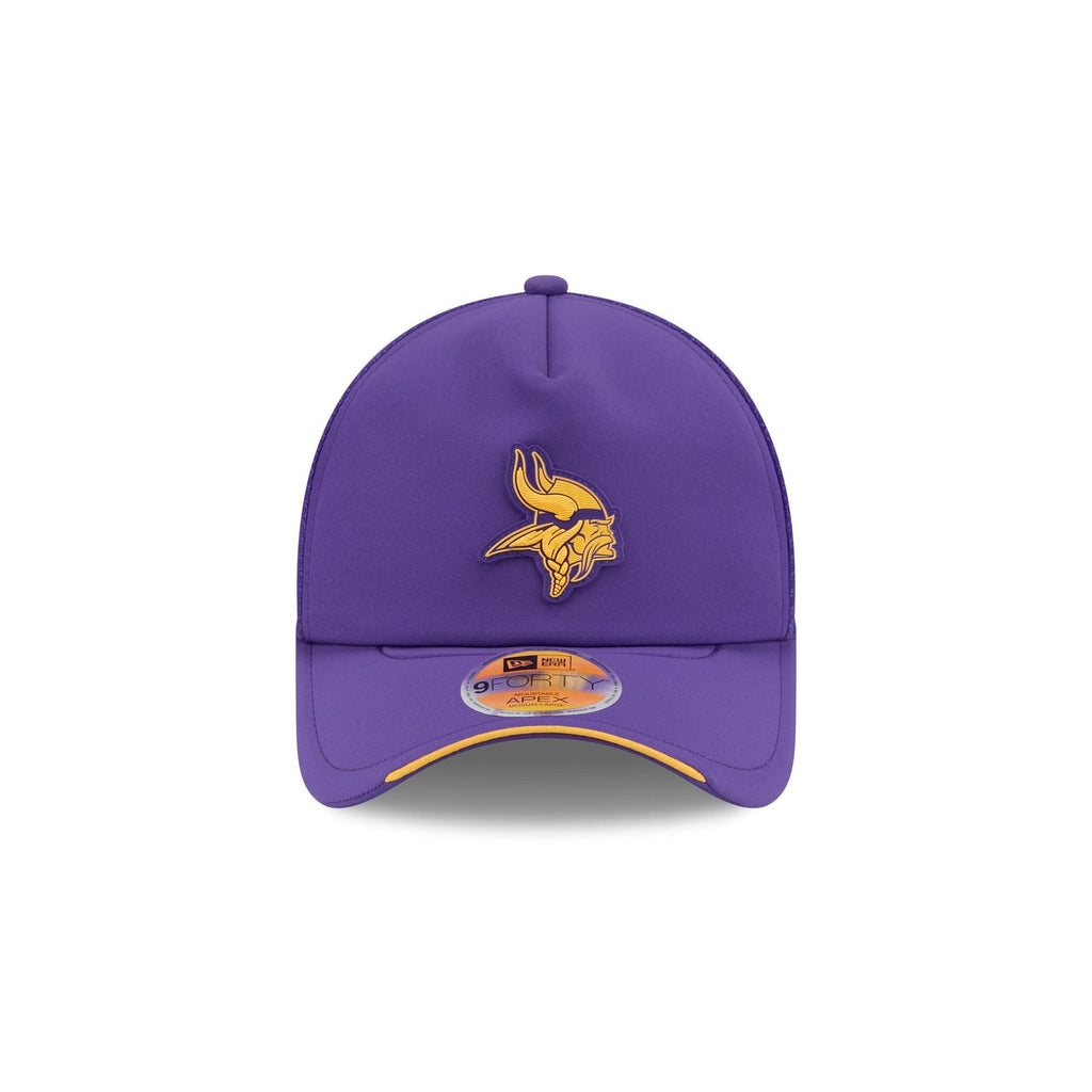 Minnesota Vikings 2026 Sideline 9FORTY APEX Trucker Hat