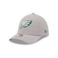 Philadelphia Eagles Poly Gray 39THIRTY M-Crown Stretch Fit Hat