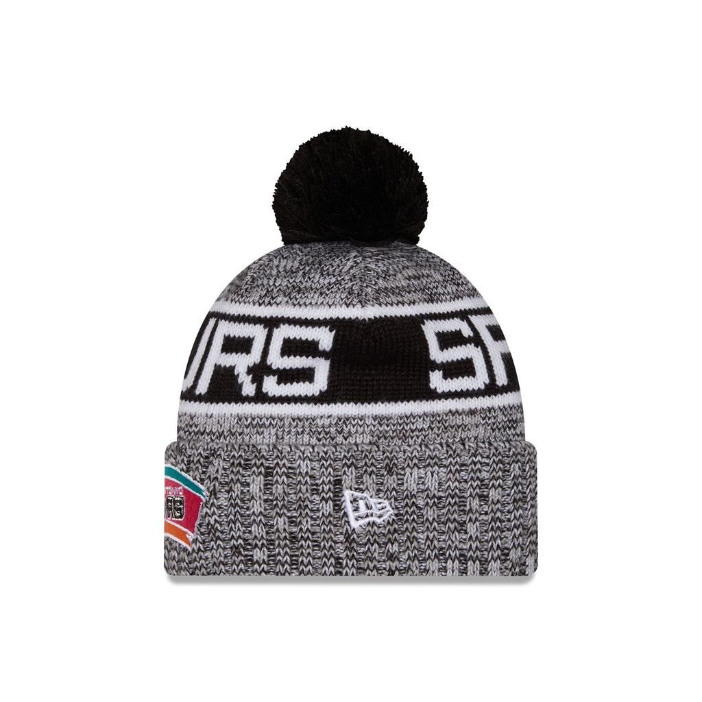 San Antonio Spurs Tri Color Pom Knit Hat