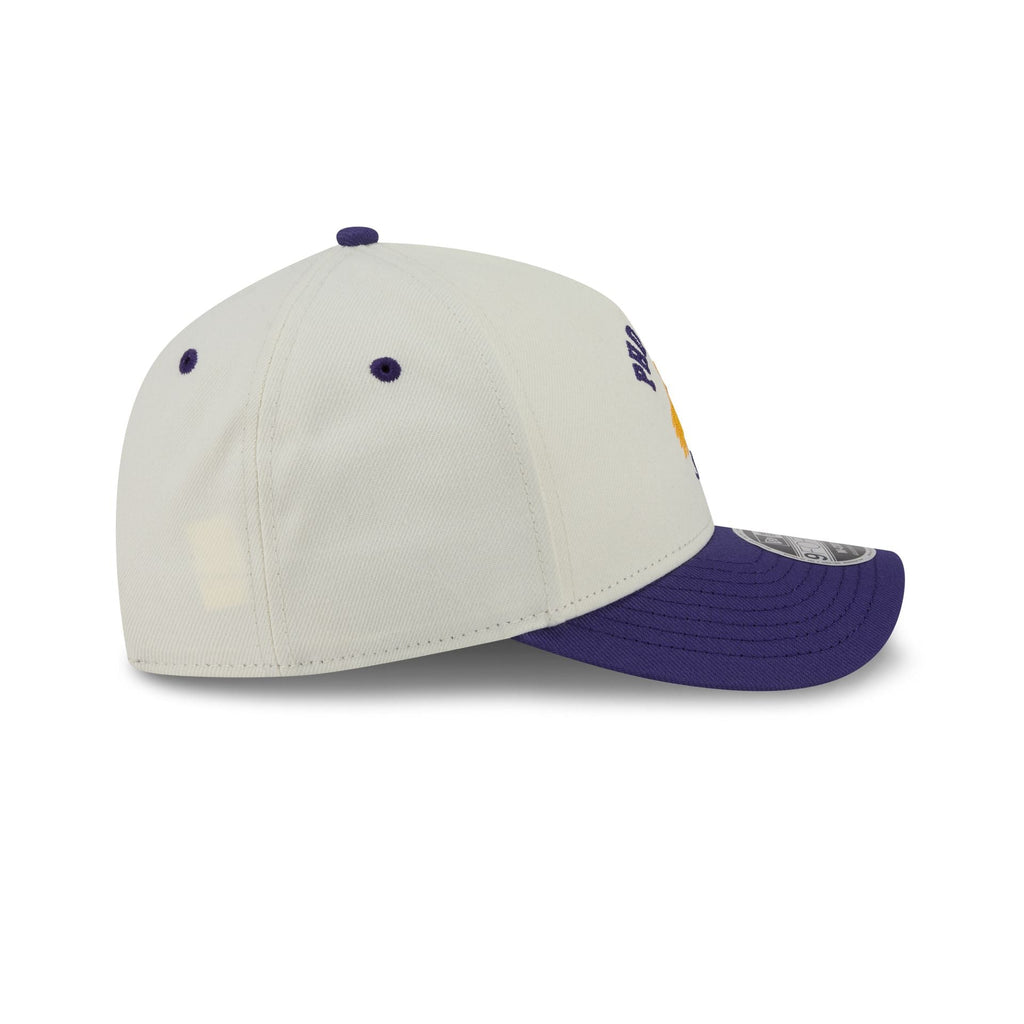 Phoenix Suns Arched Graphic Chrome White 9FORTY M-Crown A-Frame Snapback Hat
