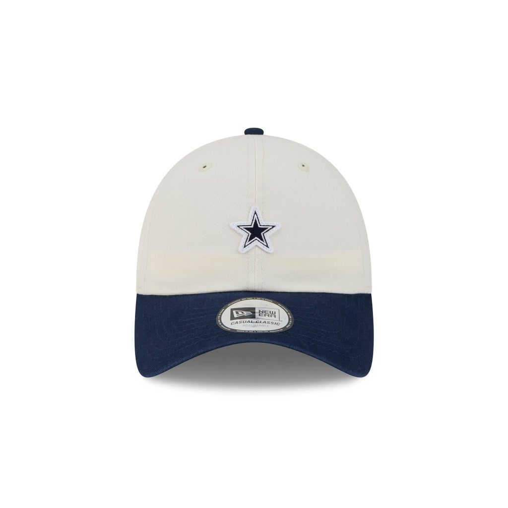 Dallas Cowboys Mini Logo Chrome White Casual Classic Adjustable Hat
