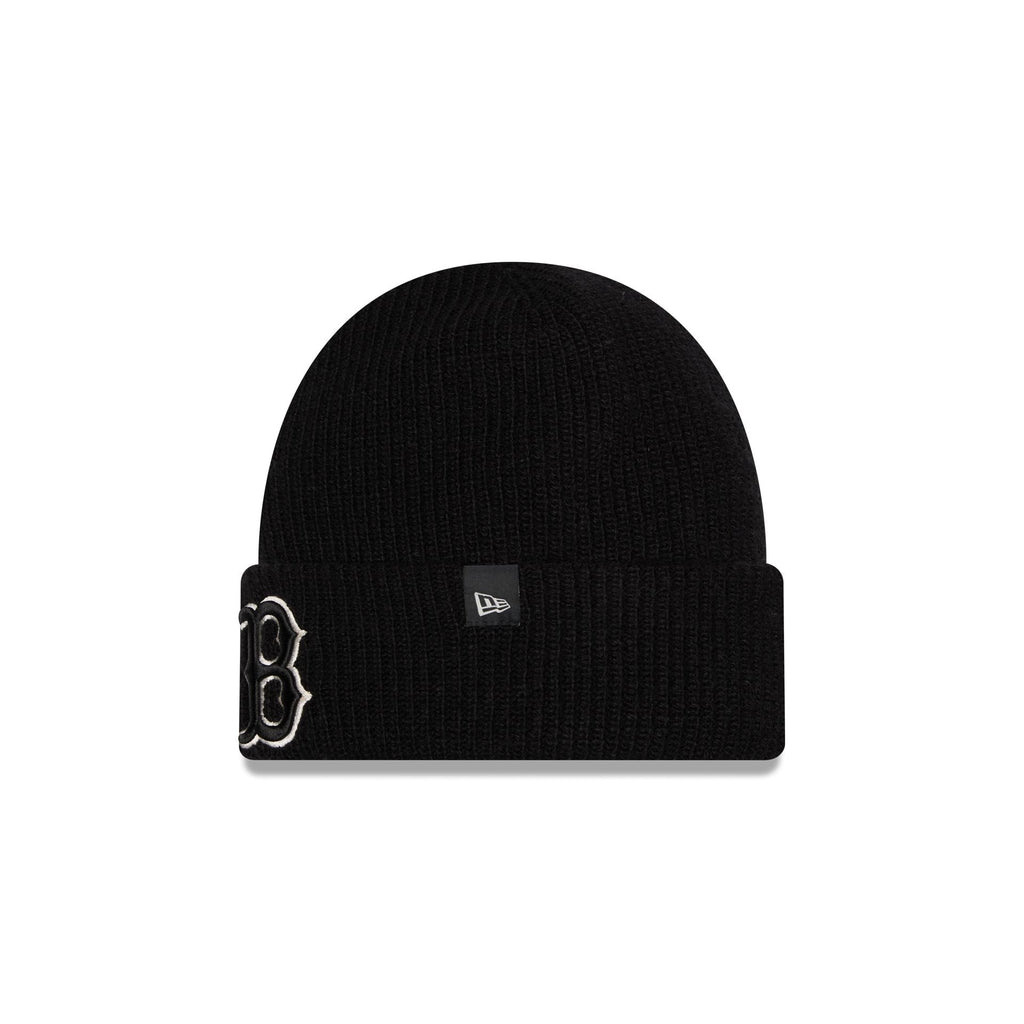 Boston Red Sox Woolen Black Short Cuff Knit Beanie Hat