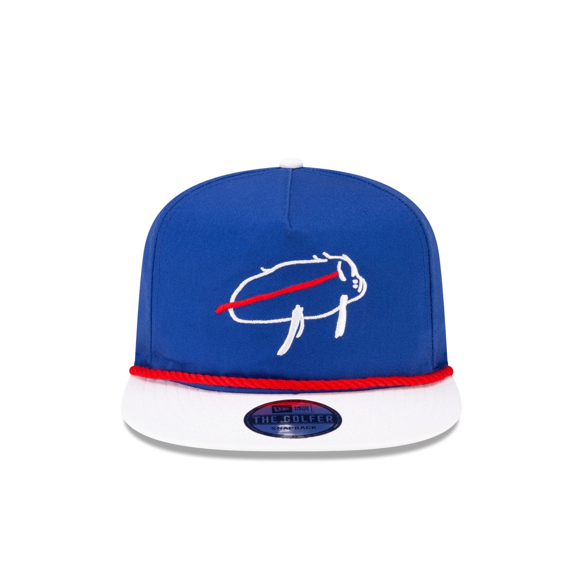 Buffalo Bills Billustration White Visor Golfer Hat